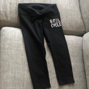SoulCycle x Lululemon black leggings size 10